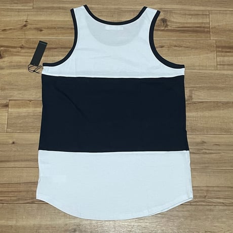 LA発祥 ダイヤモンドサプライ Diamond Supply Co タンクトップ 白 紺 ラウンドカット