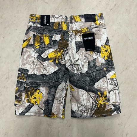 NY発 Kindred キンドレッド Yosemite Camo ヨセミテ カモフラージュ 総柄 デニム ショートパンツ (SJNS20)