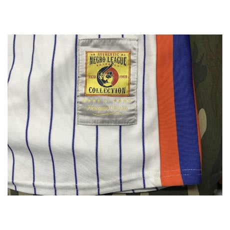 NEGRO LEAGUE  NY ニューヨーク リンカーン ジャイアンツ ベースボールシャツ  Vネック No34