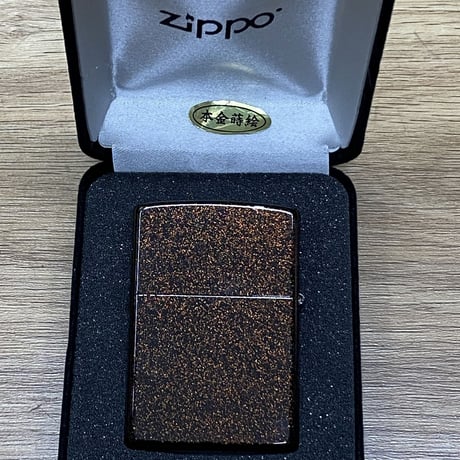 和柄 ZIPPO ジッポー 本金蒔絵 梨子地 Koi Fish 鯉 ゴールドタンク 専用ベロアBOX Made in USA
