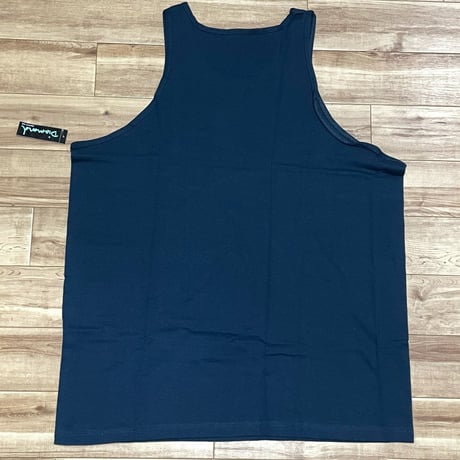 【2XL】 米国製 ダイヤモンドサプライ Diamond Supply Co タンクトップ 紺 Brilliant ダイヤ柄