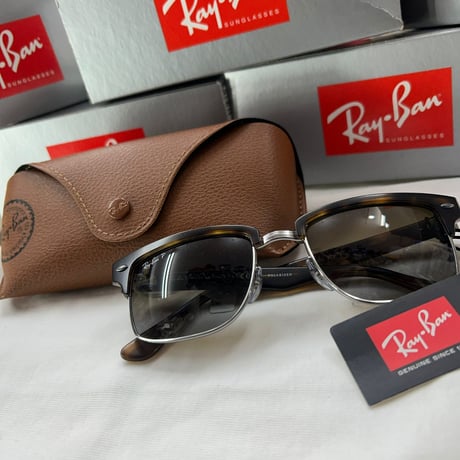 Ray-Ban レイバン Clubmaster Square クラブマスター スクエア ポラライズド RB4190 マットハバナ (0RB10)