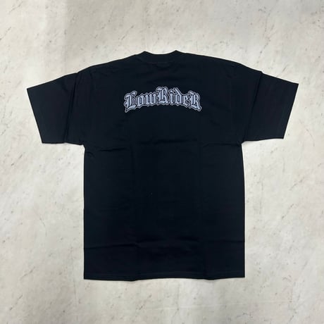 LA発 LowRider ローライダー アンダーグラウンド グラフィック ヘビーウェイト Tシャツ 黒 (GTS118)