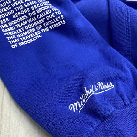 USA限定 Mitchell&Ness USA ロサンゼルス ドジャース Team Origins プルオーバー パーカー Dodgers