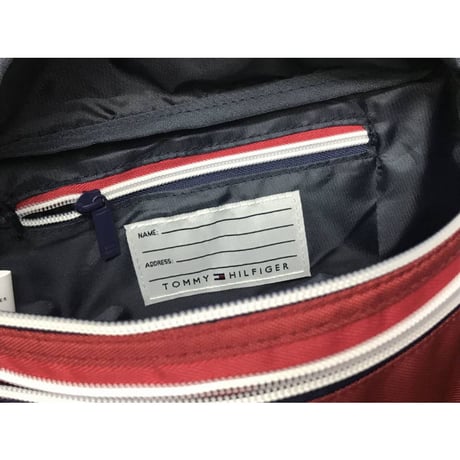 TOMMY HILFIGER USA クロスボディ 斜め掛け ボディバッグ ウェストバッグ 赤 citytrek