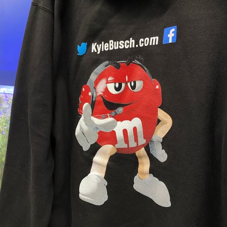 限定モデル NASCAR ナスカー JHデザイン KYLE BUSCH プルオーバー M&M's