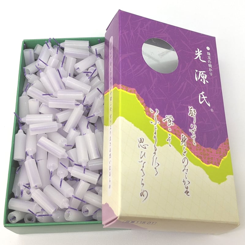 蝋燭『光源氏(ひかるげんじ)【大箱】燃焼8分』東海製蝋 ローソク ろー