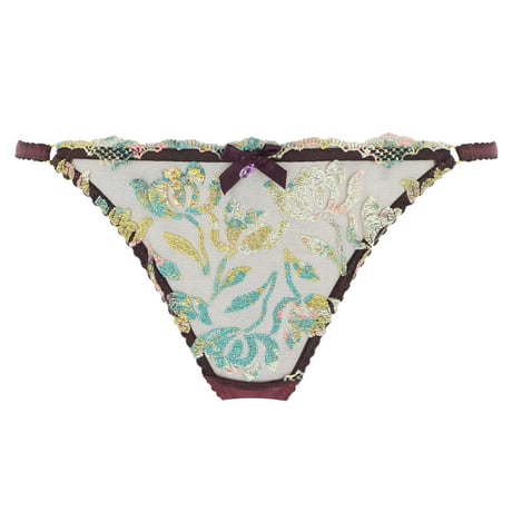 Agent Provocateur Sparkle エージェントプロヴォケイター 【ノンパデッドプランジブラ＋ブラジリアンショーツのセット】