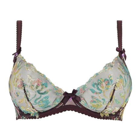 Agent Provocateur Sparkle エージェントプロヴォケイター 【ノンパデッドプランジブラ＋ブラジリアンショーツのセット】