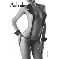 Aubade Boite a Desir Sexy Jacket オーバドゥ  【サスペンダー＋Ｇストリング＋カフスの３点セット】