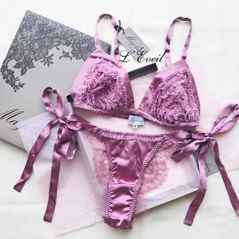 専用出品 マルジョレーヌ 高級インポートランジェリー ◇ブラやナイティとセット販売のみ◇ Marjolaine Insolente Hyacinth