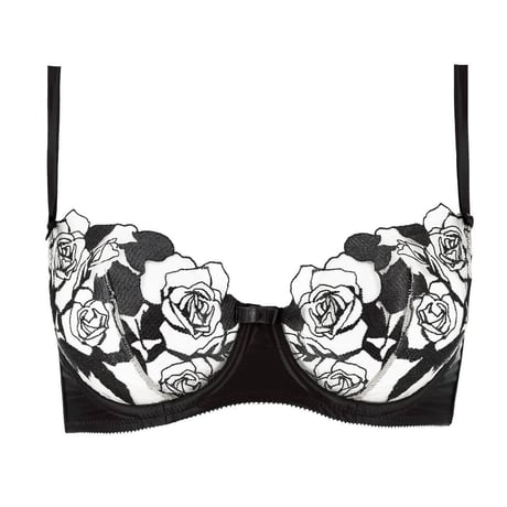 Dita von Teese Rosabelle Black ディタ・フォン・ティース【ノンパデッドハーフカップブラ】