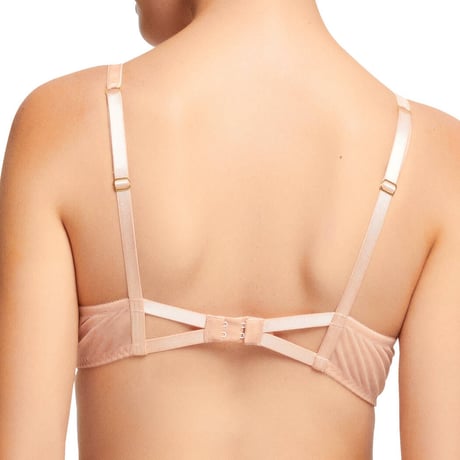 Dita von Teese Lurex Lace Vintage Peach ディタ・フォン・ティース【ノンパデッドハーフカップブラ】