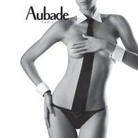 Aubade Boite a Desir Sexy Tie オーバドゥ  【ネクタイ付カラー＋Ｇストリング＋カフスの３点セット】