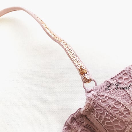 ★入荷しました★ ANDRES SARDA Lynx Rosewood アンドレ サルダ【パデッドバルコネットブラ/ハーフカップブラ＋タンガのセット】