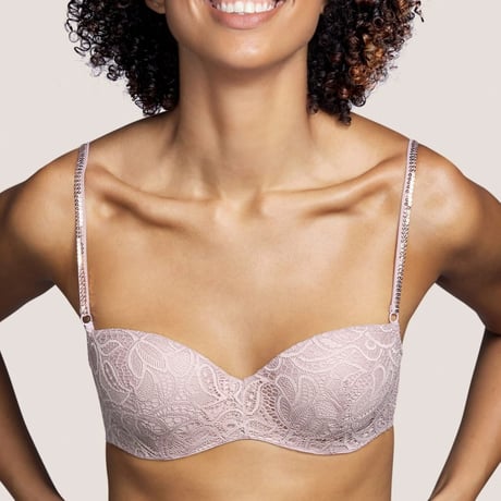 ★入荷しました★ ANDRES SARDA Lynx Rosewood アンドレ サルダ【パデッドバルコネットブラ/ハーフカップブラ＋タンガのセット】