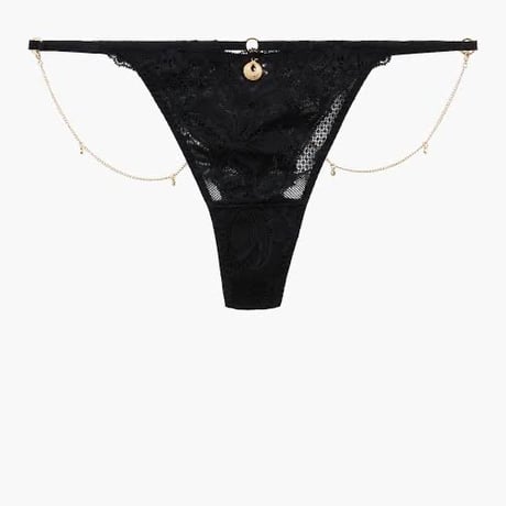 ◆専用オーダーページ◆ Aubade Gold Pleasure オーバドゥ ブラック 【ノンパデッド3/4カップブラ＋タンガのセット】