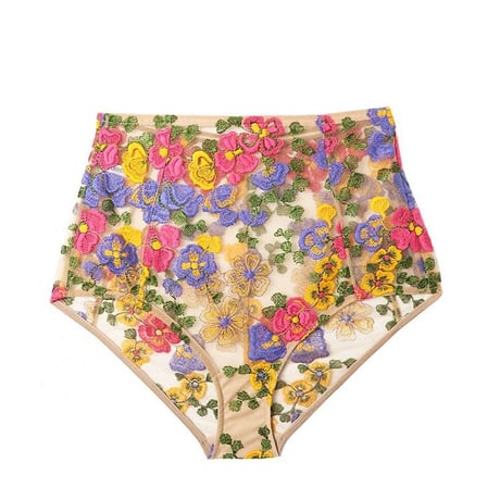 I.D. SARRIERI Wonderland Delights Tuscan Summer アイディサリエリ【ノンワイヤーノンパデッドトライアングルブラ＋ハイウェストショーツのセット】