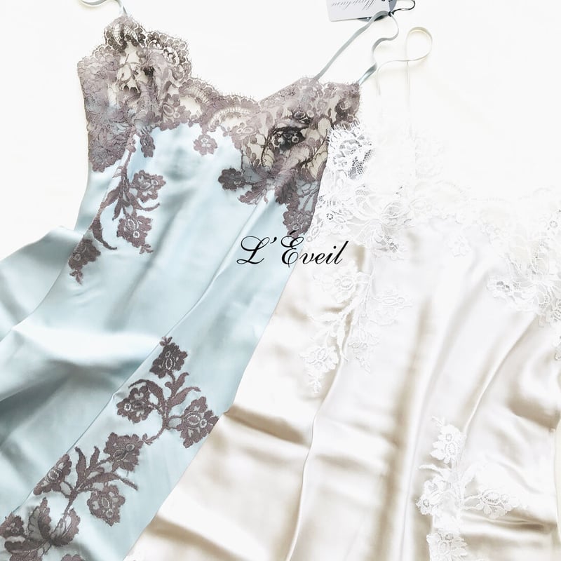 マルジョレーヌ》Marjolaine シルクスリップドレス FR36 ② 