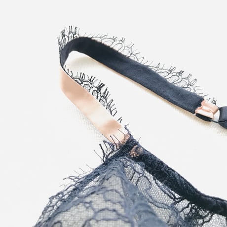 ANDRES SARDA Love Charcoal アンドレ サルダ【ノンパデッドフルカップブラ＋ブラジリアンショーツのセット】
