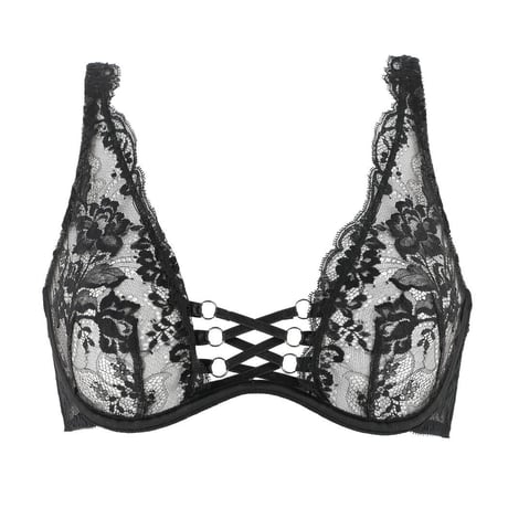 ◆再入荷◆ Agent Provocateur Essie エージェントプロヴォケーター  【ノンパデッドトライアングルブラ/プランジブラ＋ブラジリアンショーツのセット】