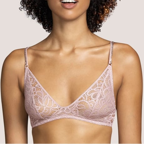 ANDRES SARDA Lynx Rosewood アンドレ サルダ【ノンワイヤーノンパデッドトライアングルブラ＋タンガのセット】
