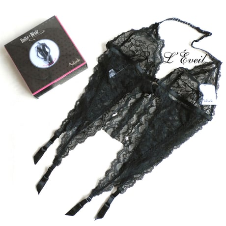 ★再入荷★ Aubade Boite a Desir Triangle Bra with Suspenders オーバドゥ  【ガーター付トライアングルブラ】