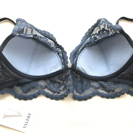 VALERY Atmosfera Jeans ヴァレリー【パデッドプランジブラ/トライアングルブラ＋ブラジリアンショーツのセット】