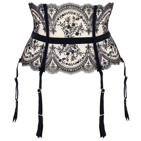 Dita von Teese Severine Blush/Black ディタ・フォン・ティース【ガーターベルト】
