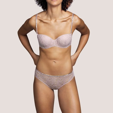 ★入荷しました★ ANDRES SARDA Lynx Rosewood アンドレ サルダ【パデッドバルコネットブラ/ハーフカップブラ＋タンガのセット】
