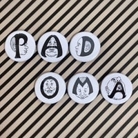 PADOMA 1周年記念バッジ（6Pセット）