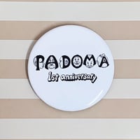 PADOMA 1周年記念バッジ（大）
