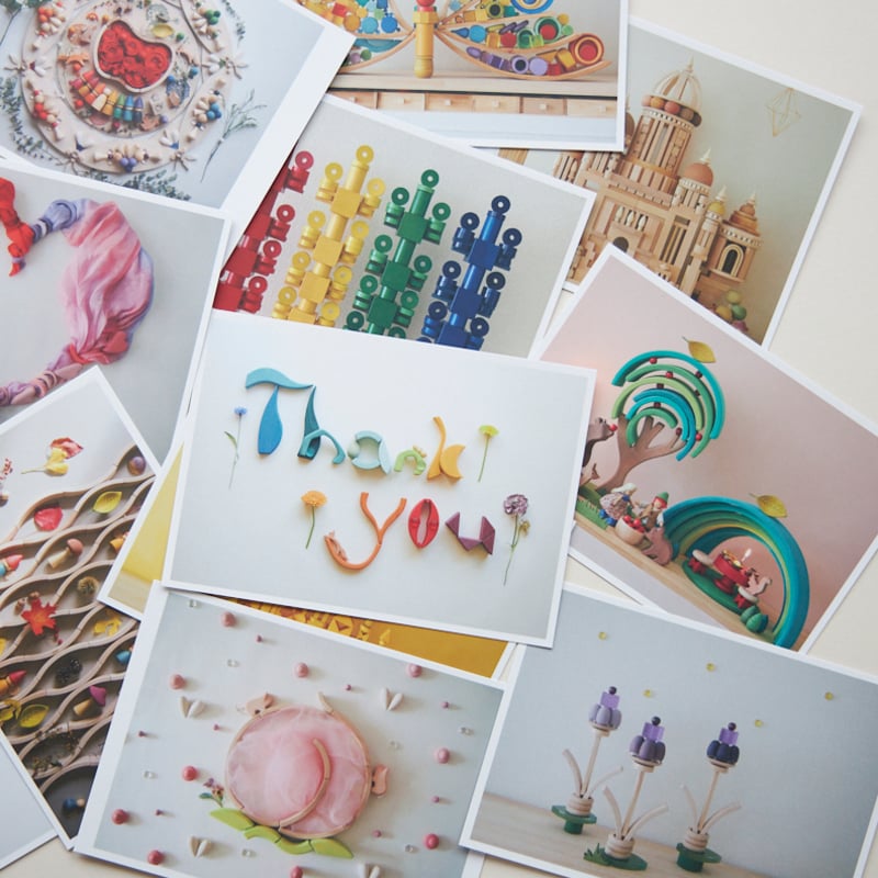 レア品 コテリ(Kotteri!)「her」「tu.」 + ポストカードセット ポストカード レトロ印刷 コトリ切手: ステーショナリー