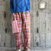 CALICO シーディパンツ　マルチチェック