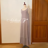 すそギャザーワンピースの型紙（ダウンロード）