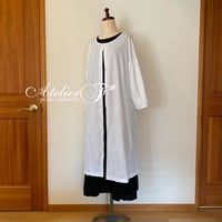 ドロップギャザーカーディガンの型紙（ダウンロード）