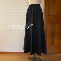 プリーツ風スカートの型紙（ダウンロード）