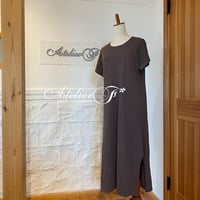 サイドスリットワンピースの型紙（ダウンロード）