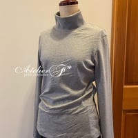 ハイネックカットソーの型紙（ダウンロード）