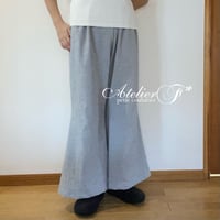 フレアパンツM・2L・3L・4Lの型紙（ダウンロード）