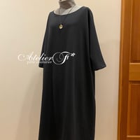 ドルマンスリーブワンピースの型紙（ダウンロード）