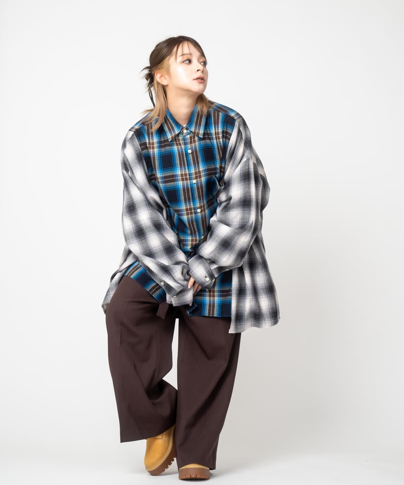 mutimer PLAID SHIRT Mサイズ　かつきくん着用 P-23 - M-EX Black Watch tartan Shirt - SHINKIROU1.0