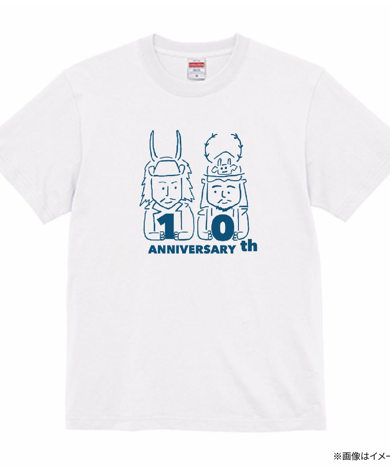 10thニコイチTシャツ(ホワイト×ブルー) | 関ケ原戦国市場
