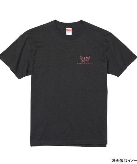 ニコイチTシャツ(スミ×ピンク)