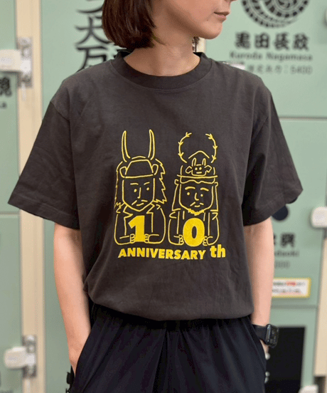 10thニコイチTシャツ(スミ黒×イエロー)
