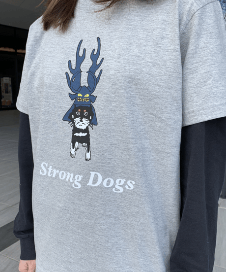 本多コタ勝くんTシャツ(ミックスグレー)