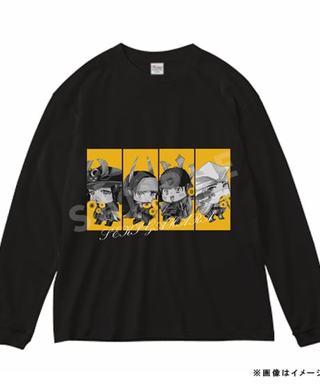 ひまわり武将ビッグシルエット長袖Tシャツ