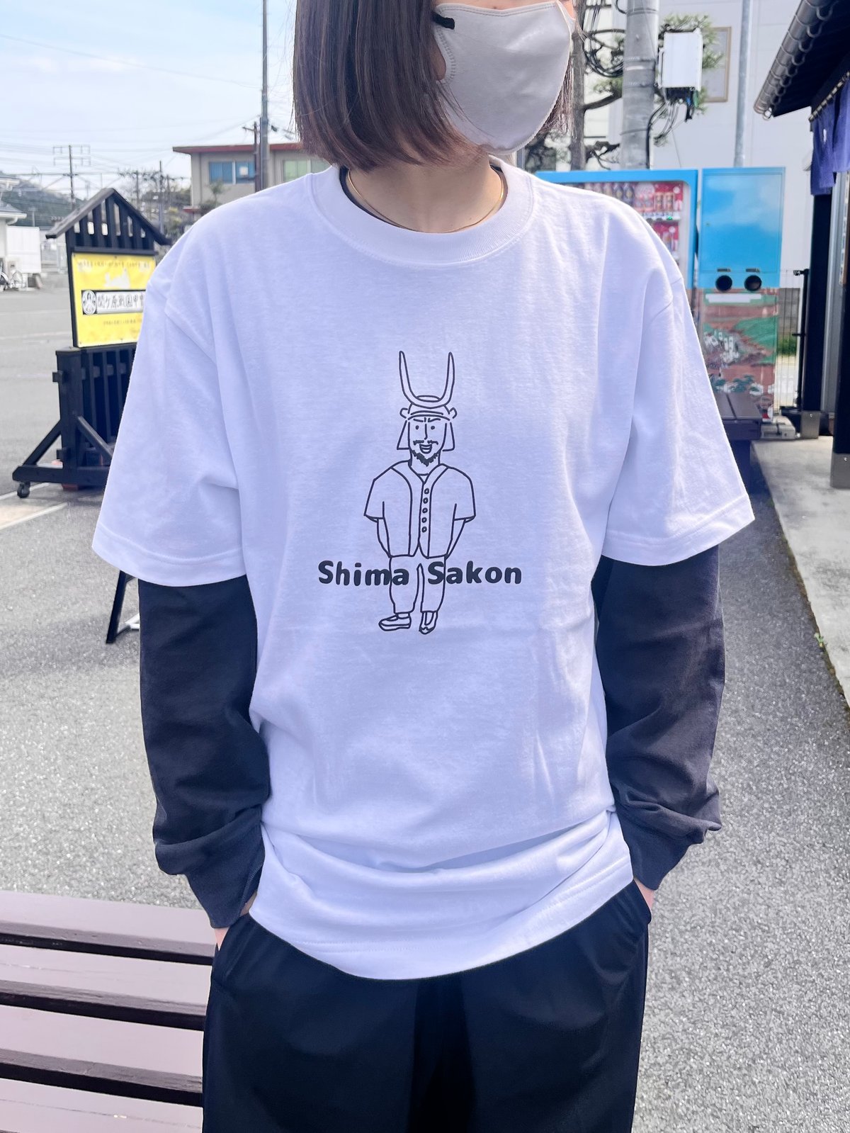 いだちゃんねる　sakyokuベースボールシャツ　サイコver ベースボールゆる左近Tシャツ | 関ケ原戦国市場