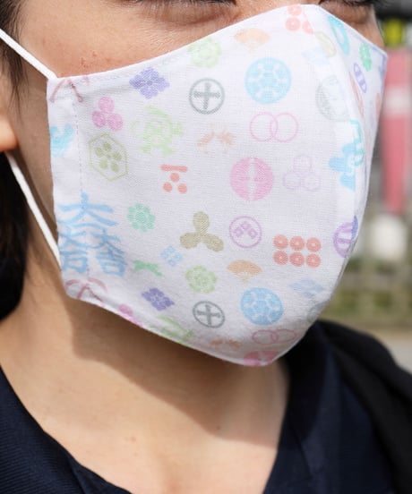 家紋布マスク　関ケ原・ネット限定