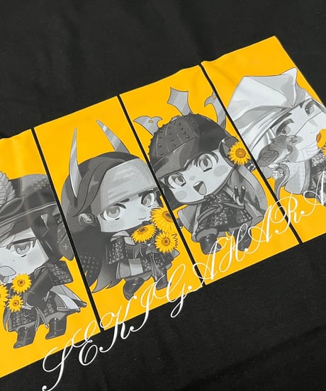 ひまわり武将ビッグシルエット長袖Tシャツ
